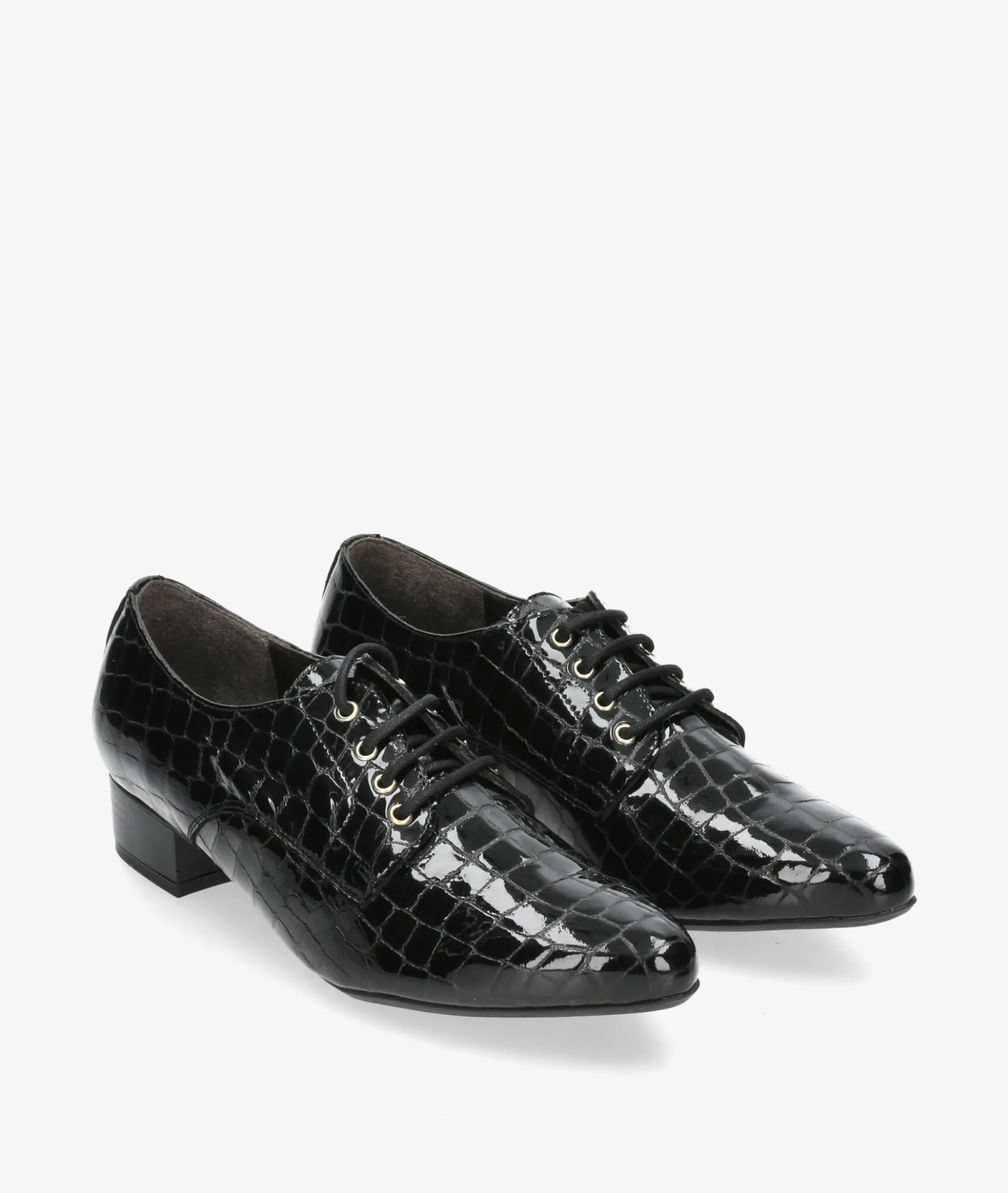 Zapatos de tacón Kénnebec 684 OJETES en charol negro