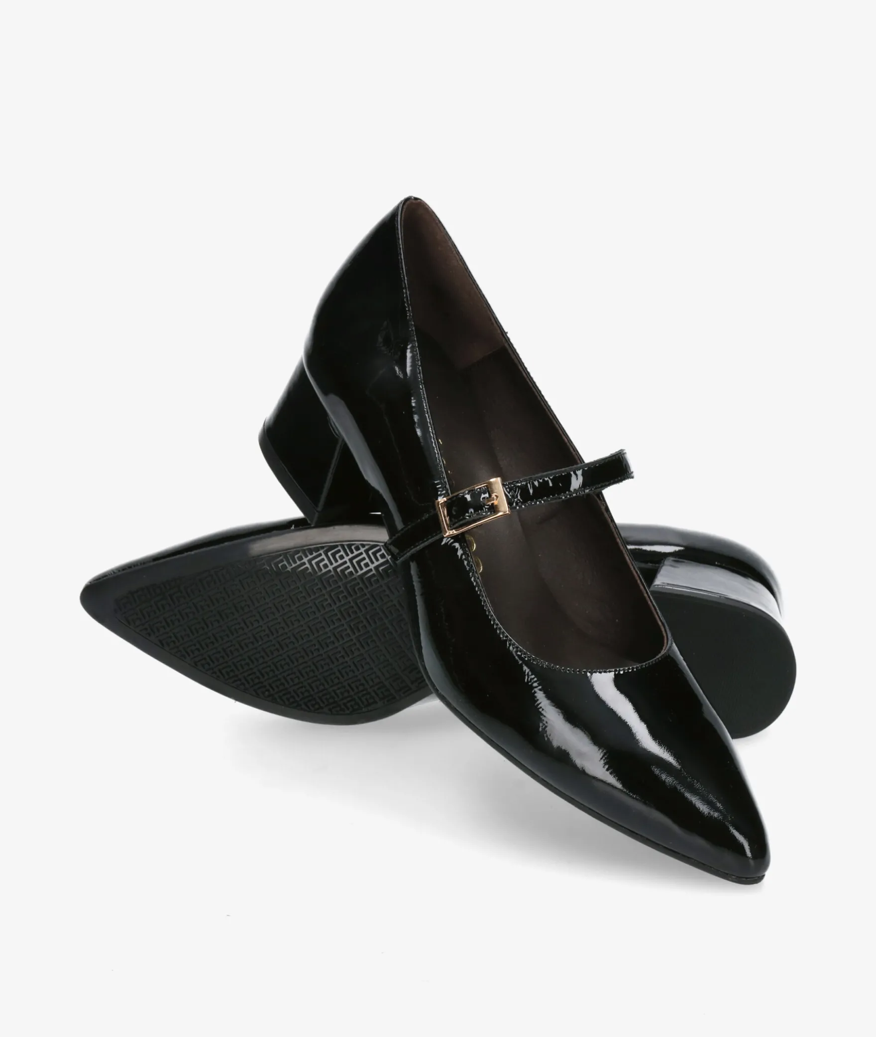 Zapatos de vestir Kénnebec 965 en charol negro