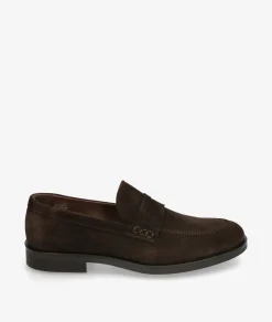 Zapatos de vestir pabloochoa.shoes 4000 en serraje marrón