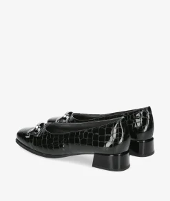 Zapatos de vestir Pitillos 10113 en charol negro