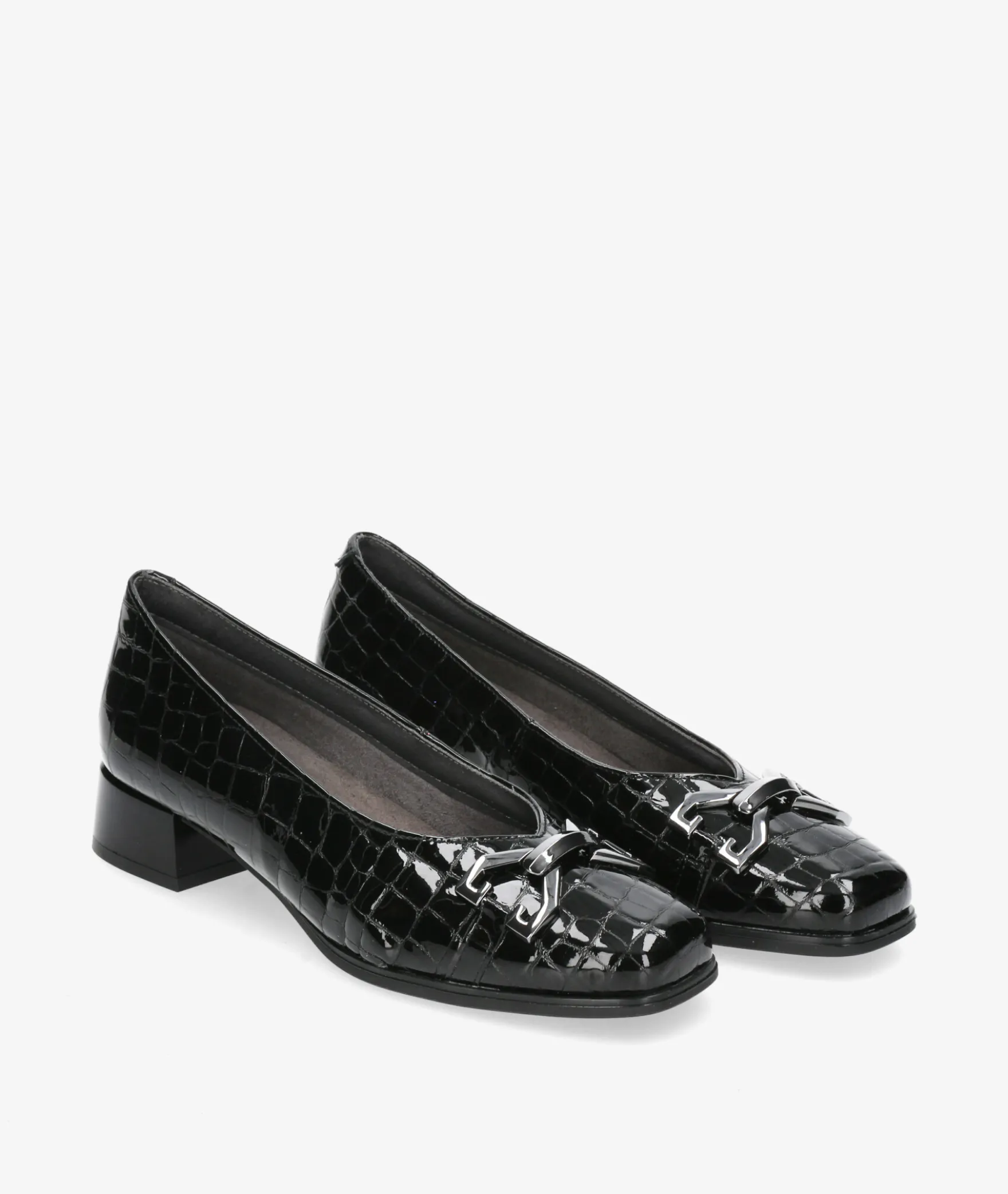 Zapatos de vestir Pitillos 10113 en charol negro
