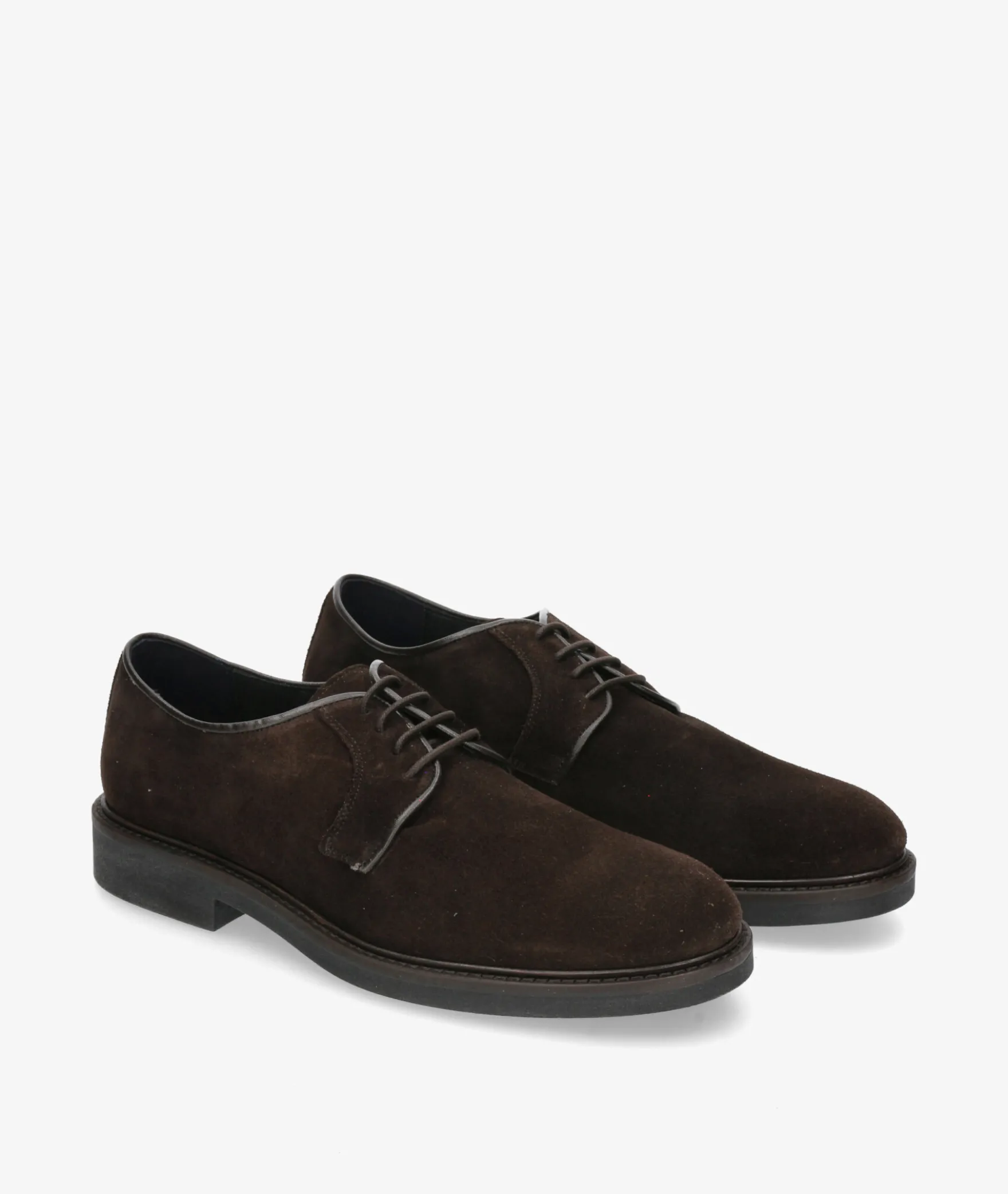 Zapatos de vestir Traveris 28751 en serraje marrón