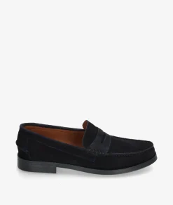 Zapatos de vestir Traveris 93000 en serraje azul