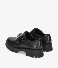 Zapatos inglés EVA PARIS 27906 en negro