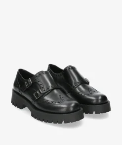 Zapatos inglés EVA PARIS 27906 en negro