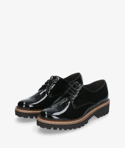 Zapatos inglés Kénnebec 7050 en charol negro