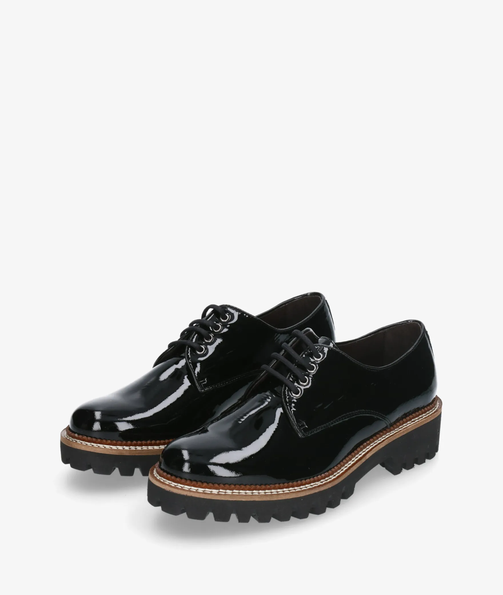 Zapatos inglés Kénnebec 7050 en charol negro