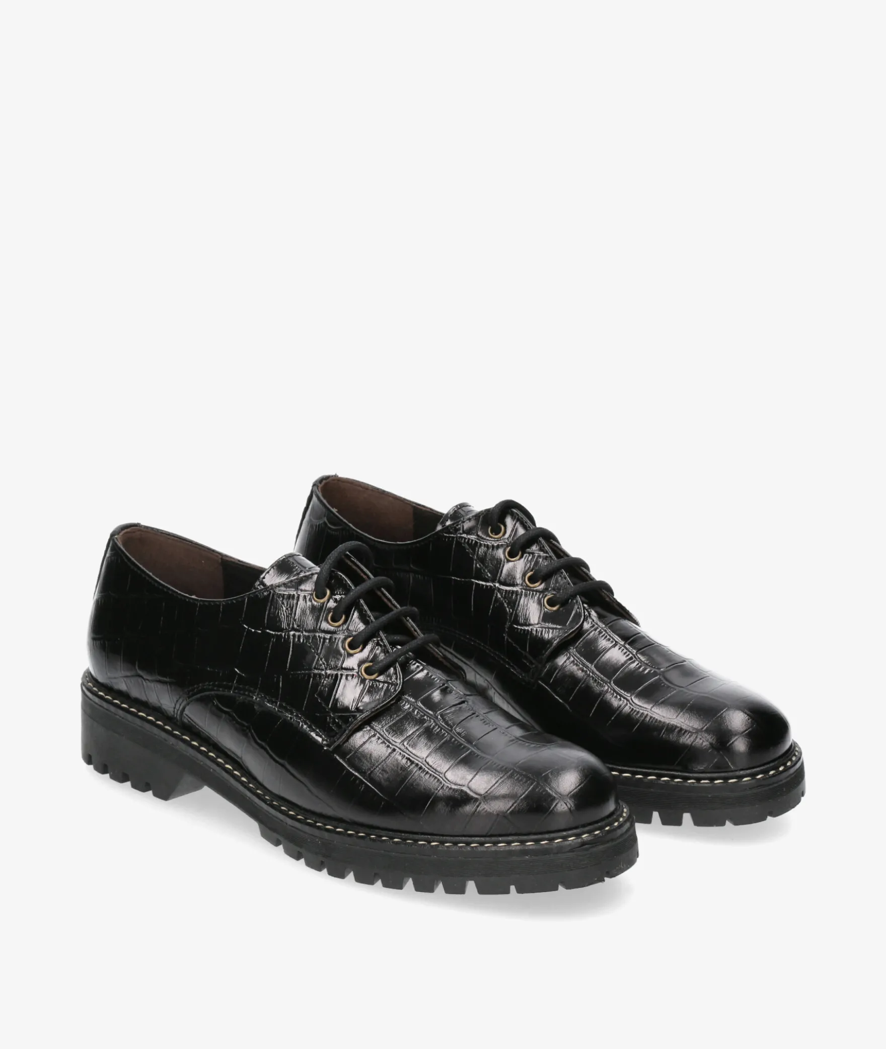 Zapatos inglés Kénnebec 684 en coco negro