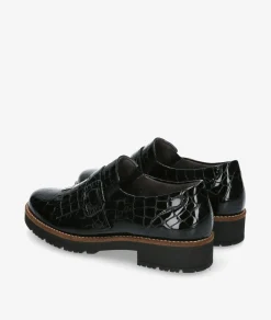 Zapatos Pitillos10772 en charol negro
