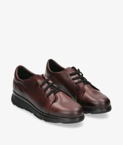 Zapatos planos Rhostock 13791 en burdeos